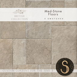 Sims4Luxury - British 2024 - Med Stone - Floors