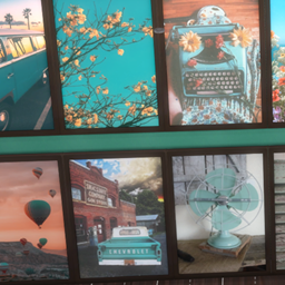 Vintage Teal Aesthetic logo