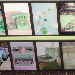 Vintage Soft Green Aesthetic logo