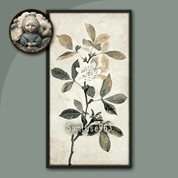 HQ Minimalist Branches Long Painting #2 Sellable Extra D Samtuse963 project image