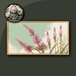 HQ Flower Color Sketch Horizontal Painting #1 Sellable Samtuse963 logo