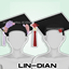 LIN-DIAN  Chinese bachelor's hat and gown handheld accessories