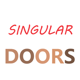 Singular Doors. logo