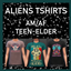 Aliens - Aliens Tshirts AM AF logo