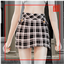 Plaid Print Skirt logo