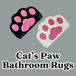 Cat's Paw Bathroom Rugs