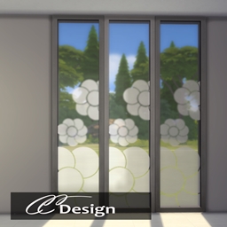 Download privacy window with floral motif - The Sims 4 Mods - CurseForge