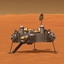Realistic Viking Mars lander logo