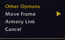 Armory Link Menu
