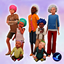 Genetic Unnatural Hair Colours for Little Sims (Base Game) logo