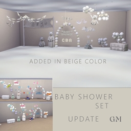 GM-BABY SHOWER SET UPDATE