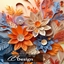 paper flowers  framed logo