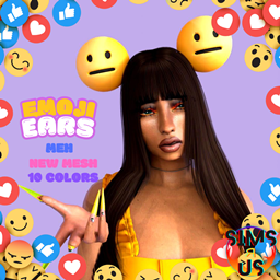 EMOJI EARS_MEH - Gallery - The Sims 4 Create a Sim - CurseForge
