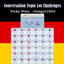 chingyu ConversationTopicLotChallenges - German Translation