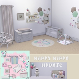 HAPPY HIPPO LINE BEDROOM UPDATE logo