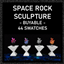 Aliens - Space Rock Sculpture logo