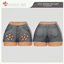 Gothic Pentagram Denim Shorts logo
