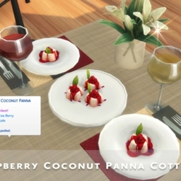 Panna Cotta de frambuesa y coco de Oni Traducido al español by LizzySims
