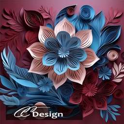 Pretty paper flowers in blue and red - The Sims 4 Build / Buy - CurseForge