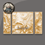 HQ Golden Abstract Triptych #2 Sellable Extra E Samtuse963 logo