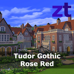 ZT Tudor Gothic Mansion (Rose Red) logo