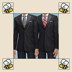 Male Formal Black Coat Duo logo