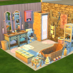 Cute Pink Bathroom
