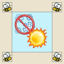 Less Snow More Sun logo