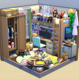 Cute Cluttered Bedroom