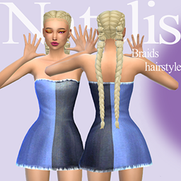 Braids hairstyle, Hairⁿᵃᵗᵃˡⁱˢ logo