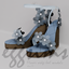 [EGGSIMS] Flower wedge heel sandals logo