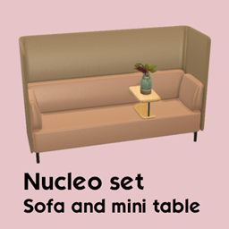 Nucleo set - sofa and mini table