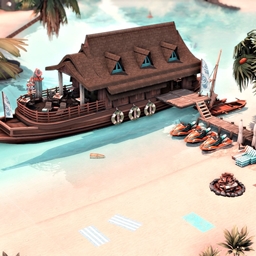 Tropical Beach bar