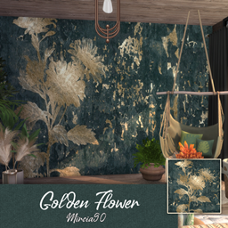 Golden Flower Mural project image