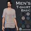 Men's basic T-shirt logo