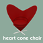 Heart cone chair logo