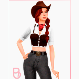 Woman Top - Western - Version 1