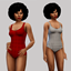 Base Game Plaid Bathing Suits logo
