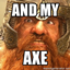 And My Axe! logo