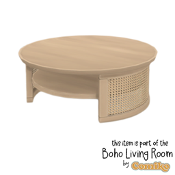 Comiko - Boho Living Room Coffee Table logo