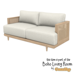 Comiko - Boho Living Room Loveseat/Sofa logo
