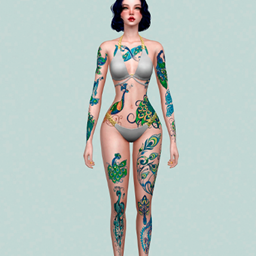  Fantasy Peacock Tattoo More Colors project image