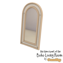 Comiko - Boho Living Room Wall Standing Mirror logo