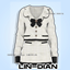 LIN-DIAN Two piece set with ruffled edges suits logo