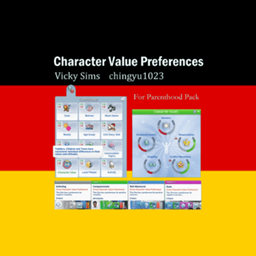Character Value Custom Preferences V3 -  German Translation