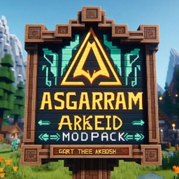 Asgarram - a forge fantasy RPG logo