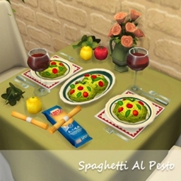 Spaghetti Al Pesto de Oni Traducido al español by LizzySims - The Sims ...