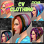 clothing cv345 hair recolor rainbow ( base game compatible) logo