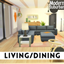 Modern Suburban - Living & Dining