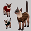 Plaid Cat Sweaters logo